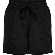 Jacqueline de Yong Bukser & Shorts Jacqueline de Yong JDY – jersey-shorts med knytning midjan-Svart/a