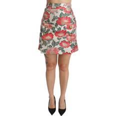 Dolce & Gabbana Women's Floral High Waist Mini Skirt SKI1064 IT38