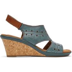 Rockport Cobb Hill Janna Perforated - Teal