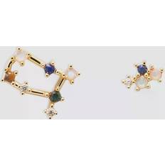 PDPAOLA Plated Capricorn Constellation Earrings