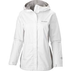 Rain Clothes Columbia Women’s Arcadia II Rain Jacket - White/Flint Grey