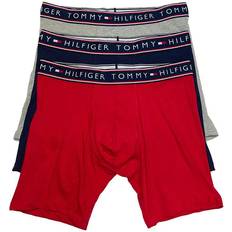 Tommy Hilfiger Men's Underwear Tommy Hilfiger Men's Essential Luxe Stretch Boxer Brief 3-pack - Mahogany