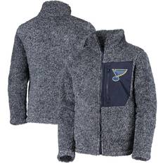 Outerstuff Jackets & Sweaters Outerstuff St. Louis Blues Fan Gear Sherpa Full-Zip Jacket Youth