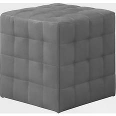 Monarch Specialties Tufted Pouffe 17"