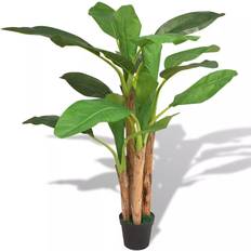 Innredningsdetaljer vidaXL Artificial Banana Tree Plant with Pot 175 cm Green Kunstig plante