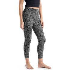 Icebreaker Women's Fastray High Rise Tight Forest Shadows Metro Heather Aop Metro Heather/Aop