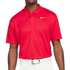 Nike Men Polo Shirts Nike Dri-FIT Victory Polo 14051662- University Red/White