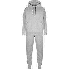 Nike Men Jumpsuits & Overalls Nike Sports Essentials Fleece Tracksuit Men - Grey/White