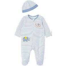 Little Me Newborn 2-Piece Elephant Footie And Hat Set Newborn