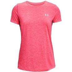 Under Armour Tech Twist Short-Sleeve T-Shirt for Ladies Cerise/Pink Lemonade/Metallic