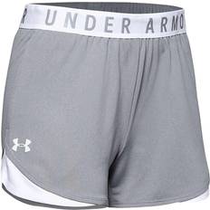 Under Armour Women's Play Up 3.0 Shorts - True Grey Heather/White