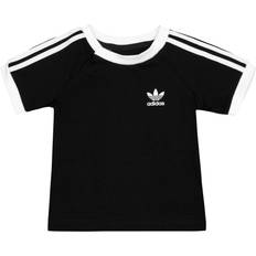 adidas Infant 3-Stripes Tee - Black/White (H35545)