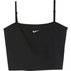 Nike Women's Sportswear Essential Ribbed Crop Top - Black