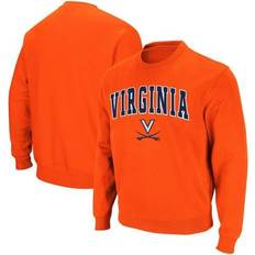 Colosseum T-shirts Colosseum Virginia Cavaliers Team Arch Logo Tackle Twill Pullover Sweat T-Shirt Sr