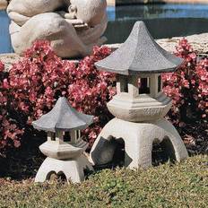 Design Toscano Pagoda Sculpture: Set of Medium and Large