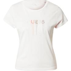 Guess Tops Guess Women's short sleeve logo T-shirt, Pink