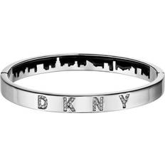 DKNY Bangle Enamel Skyline Bracelet - Silver/Transperent