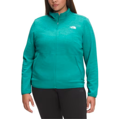 The North Face Women's Canyonlands Full Zip Jacket Plus Size - Porcelain Green Heather