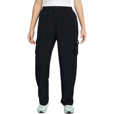 Nike Cargo Pants - Women Nike Sportswear Essential Women's High-Rise Woven Cargo Trousers - Black/White