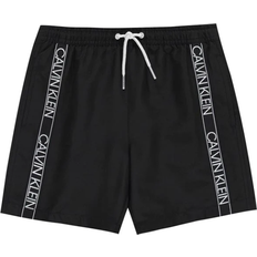 Calvin Klein Boy's Tape Swim Shorts - Black