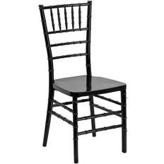 Black Furniture Flash Furniture Chiavari Kitchen Chair 17.8"