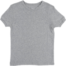 Leveret Kid's Short Sleeve Cotton T-shirt Neutrals - Light Grey (28988353118282)