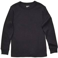 Leveret Long Sleeve Neutral Cotton Shirts - Black (29022698602570)