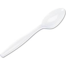 Plastic Heavyweight White 1000/Carton Tea Spoon
