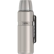 Thermos Compact Stainless Steel Bottle, 16 oz., Stainless Steel/Black  FBB500SS4