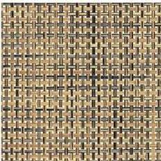 Chilewich Basketweave Placemat Color: Black 100110-002 Black Platzdeckchen Gold, Schwarz