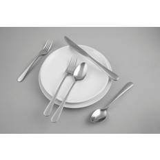 Cutlery Sets Cambridge Silversmiths Keene Hammered Mirror 20-Piece Flatware Set, Service for 4 Cutlery Set