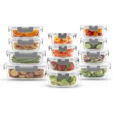 Glass Food Containers Joyjolt - Food Container 24