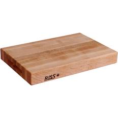 Red Chopping Boards John Boos & Co. Maple Edge-Grain 18"x12" Chopping Board