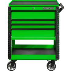 Rodac BTD-420061DS Green and black 6 drawer tool cabinet with casters 42 x  18 x 35
