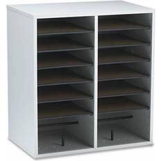 SAFCO Tool Storage SAFCO 16 Compartment Adjustable Literature Organizer Gray