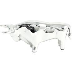 Paperweights Bey-Berk Chrome Plated Bull Paperweight