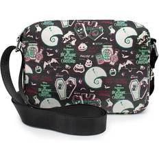 The Nightmare Before Christmas Icons Women's Horizontal Crossbody Wallet Black/Green/White One-Size