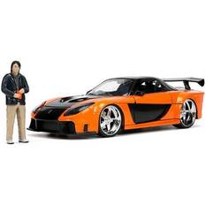 Jada Toys Jada Hollywood Rides Fast & Furious 1:24 Mazda RX7 w/ Han Figure