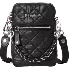 MZ Wallace Micro Crosby Crossbody Bag - Oxford Black/Silver