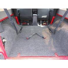 Jeeps BedRug Rear Cargo Liner Kit with Tailgate and Tub Liner (Charcoal) BRLJ04R Charcoal