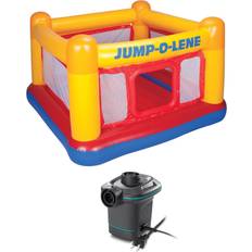 Intex Inflatable Ball Pit Bounce House with 120V Quick Fill AC Electric Air Pump