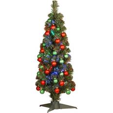 National Tree Company 3 ft Fiber Optic Fireworks Ornament Christmas Tree 36"