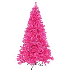 Vickerman 3 Hot Pink Artificial Dura-lit with Light Christmas Tree 36"