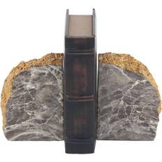 CosmoLiving by Cosmopolitan 7" Gray Glam Stone Bookends, 2ct. Michaels Gray 7"