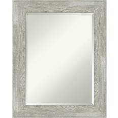 Amanti Art Dove Greywash Bathroom Vanity Wall Mirror, 24X30 24X30 Wall Mirror