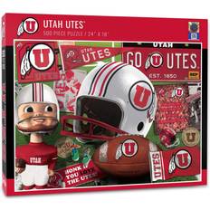 YouTheFan Utah Utes Retro Series 500 Pieces