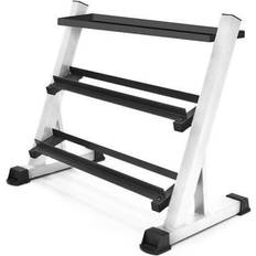 Marcy Fitness Marcy 3 Tier Metal Steel Home Workout Gym Dumbbell Weight Rack Storage Stand