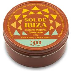 Bokser Solkremer Sol de Ibiza Natural Mineral Sunscreen SPF30 100g