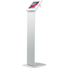 CTA Digital Premium Locking Floor Stand Kiosk White Rectangular 360&