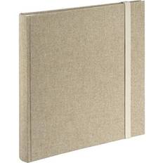 Hobbymateriale Hama "Tessuto" Jumbo Album 30x30 cm 60 White Pages beige